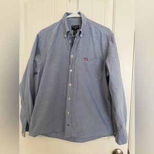 Vintage Polo Jeans Co. Ralph Lauren long sleeve blue cotton oxford shirt